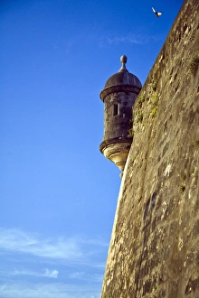 Puerto Rico, San Juan, Fort San Felipe del Morro, Watch tower Puerto Rico, San Juan, Fort San Felipe del Morro, Watch tower