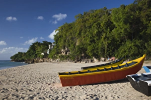 Puerto Rico, West Coast, Aguadilla, Crashboat Beach, lifeboats Puerto Rico, West Coast, Aguadilla, Crashboat Beach, lifeboats