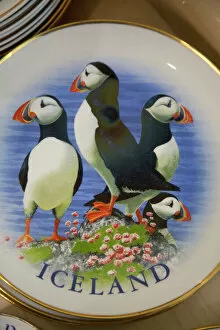 Puffins Gallery: The puffin, Icelands national bird, is a popular chinaware decoration, especially for tourists