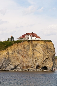 Quebec, Canada. Perce and Rocher Perce (Perce Rock) Quebec, Canada. Perce and Rocher Perce (Perce Rock)