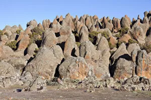 Lonely Gallery: The Rafu Lava Flow with its bizarre rock formations, Sanetti Plateau