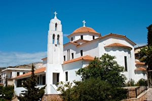 REPUBLIC OF ALBANIA. Saranda. Church of the locality REPUBLIC OF ALBANIA. Saranda. Church of the locality