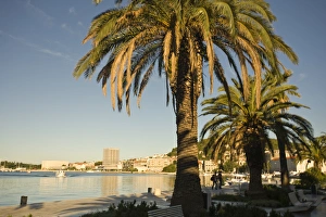 Riva harbour area near Dioceltians Palace built as a grand retirement center Riva harbour area near Dioceltians Palace built as a grand retirement center