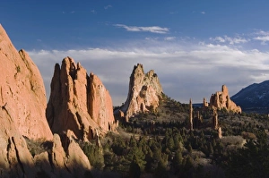 Rock formation, Garden of The Gods National Landmark, Colorado Springs, Colorado Rock formation, Garden of The Gods National Landmark, Colorado Springs, Colorado