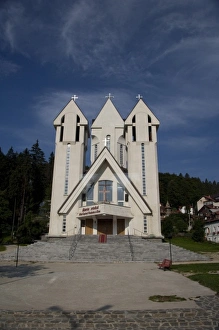 Romania, Transylyania, Carpathian Mountains, Predeal. The highest city in Romania Romania, Transylyania, Carpathian Mountains, Predeal. The highest city in Romania