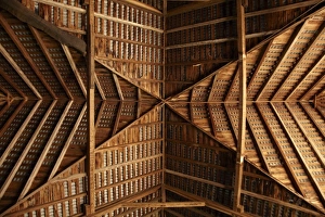 Longford Gallery: Roof and Rafter Detail, Sussex Barns, Brickendon Historical Farming Village, near Longford