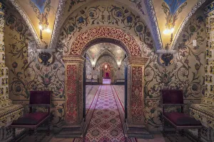Russia, Moscow. Ornate room inside the Grand Kremlin Palace Russia, Moscow. Ornate room inside the Grand Kremlin Palace