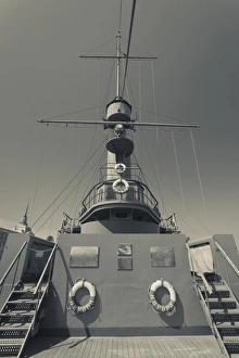 Russia, Saint Petersburg, Petrograd, Cruiser Aurora, fired the first shot of the October Russia, Saint Petersburg, Petrograd, Cruiser Aurora, fired the first shot of the October