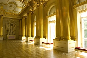 Russia. St. Petersburg. Hermitage Museum. Imperial Hall Russia. St. Petersburg. Hermitage Museum. Imperial Hall