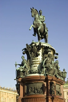 Russia. St. Petersburg. Monument to Nicholas I Russia. St. Petersburg. Monument to Nicholas I