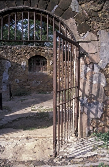 SA, French Guyana, Salvation Islands, Royale Island Convict cells, now in ruins SA, French Guyana, Salvation Islands, Royale Island Convict cells, now in ruins