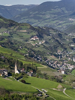 Images Dated 28th April 2012: Saeben monastery near Klausen in the Eisack Valley in South Tyrol