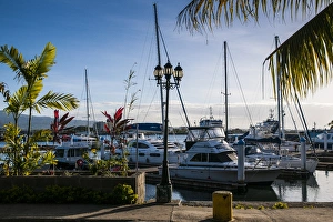 Sailing harbour of Apia Upolo, Samoa, South Pacific Sailing harbour of Apia Upolo, Samoa, South Pacific