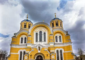 Saint Volodymyr's Cathedral, Kiev, Ukraine. Saint Volodymyr's was built between 1882 and 1896