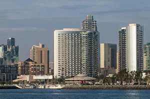 Images Dated 28th January 2013: The San Diego skyline and harbor, San Diego, California