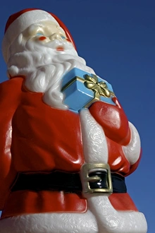 Santa Fe, New Mexico, USA. Vintage Santa statue Santa Fe, New Mexico, USA. Vintage Santa statue