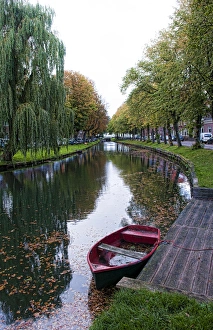 Scenic in quiet small town of Edam Holland outside of Amsterdam with great small peaceful Scenic in quiet small town of Edam Holland outside of Amsterdam with great small peaceful