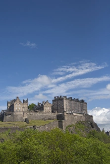 Scotland, Edinburgh. Historic Edinburgh Castle Scotland, Edinburgh. Historic Edinburgh Castle
