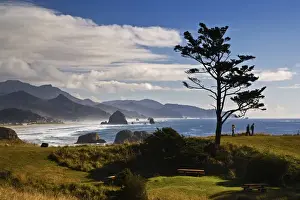 Ecola State Park Print: Cannon Beach Oregon Coast View