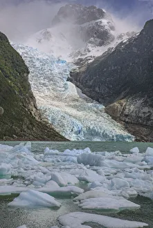 The Serrano glacier is one of the main attractions found in Parc Nacional Bernardo The Serrano glacier is one of the main attractions found in Parc Nacional Bernardo