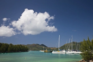 Seychelles, Praslin Island, Baie St. Anne bay Seychelles, Praslin Island, Baie St. Anne bay