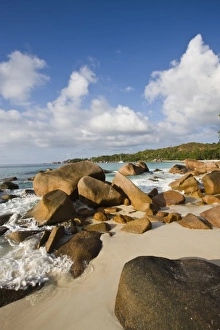 Seychelles, Praslin Island, Chevalier Bay, Anse Lazio beach Seychelles, Praslin Island, Chevalier Bay, Anse Lazio beach