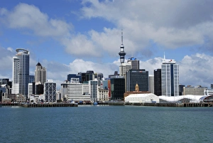 Skyline of downtown Auckland, Auckland, New Zealand Skyline of downtown Auckland, Auckland, New Zealand