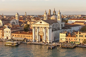 Skyline from above with Gesuati in front. Venice. Italy Skyline from above with Gesuati in front. Venice. Italy