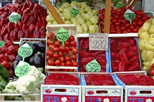 Slovenia, Ljubljana, fruit and vegetable market Slovenia, Ljubljana, fruit and vegetable market