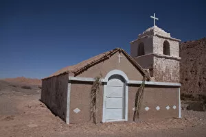 Images Dated 22nd August 2010: A small, abandoned church outside of San Pedro de Atacama