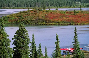 Small planes are a common mode of transportation in interior Alaska Small planes are a common mode of transportation in interior Alaska