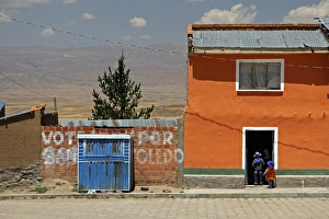South America, Bolivia, Calamarca. Bolivian locals of Calamarca South America, Bolivia, Calamarca. Bolivian locals of Calamarca
