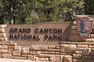 South entrance to the Grand Canyon National Park, Arizona, USA South entrance to the Grand Canyon National Park, Arizona, USA