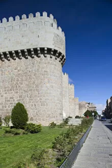 Images Dated 8th October 2011: Spain, Castilla y Leon Region, Avila Province, Avila, Las Murallas, town walls