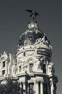 Spain, Madrid, Centro Area, Metropolitan Building, daytime Spain, Madrid, Centro Area, Metropolitan Building, daytime