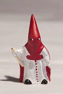 Spain, Madrid, souvenir penitentes, miniature Spanish religious procession figures Spain, Madrid, souvenir penitentes, miniature Spanish religious procession figures