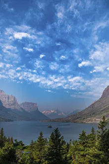 St. Mary Lake from Wild Goose Island Lookout, Glacier National Park, Montana, USA St. Mary Lake from Wild Goose Island Lookout, Glacier National Park, Montana, USA