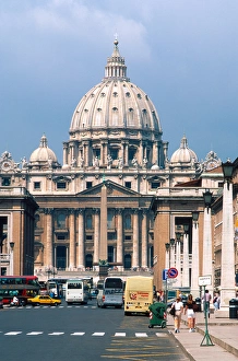 St. Peters Basilica in Rome, Italy. church, basilica, dome, vatican, catholic, st St. Peters Basilica in Rome, Italy. church, basilica, dome, vatican, catholic, st