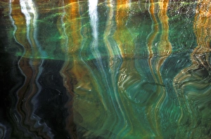 Stained Rock Underwater; Pictured Rocks National Lakeshore; Munising, MICHIGAN Stained Rock Underwater; Pictured Rocks National Lakeshore; Munising, MICHIGAN