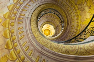 Stairway in the Abbey, Melk Abbey, The Wachau, Austria Stairway in the Abbey, Melk Abbey, The Wachau, Austria
