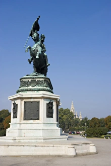 Statue of Archduke Charles of Austria on the Heldenplatz, Vienna, Austria Statue of Archduke Charles of Austria on the Heldenplatz, Vienna, Austria