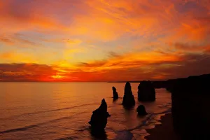 Sunset, Twelve Apostles, Port Campbell National Park, Great Ocean Road, Victoria Sunset, Twelve Apostles, Port Campbell National Park, Great Ocean Road, Victoria