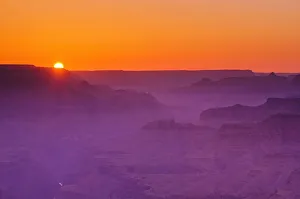 Sunset over the Grand Canyon, Grand Canyon National Park, Arizona, USA Sunset over the Grand Canyon, Grand Canyon National Park, Arizona, USA