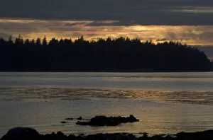 Barkley Sound Gallery: Sunset from Keith Island, Broken Island Group, Pacific Rim National Park Preserve