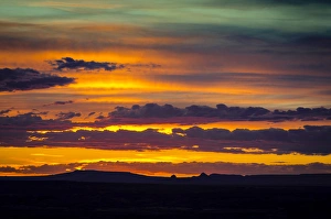 Sunset over the Painted Desert from Pintado Point in Petrified Forest National Park, AZ Sunset over the Painted Desert from Pintado Point in Petrified Forest National Park, AZ