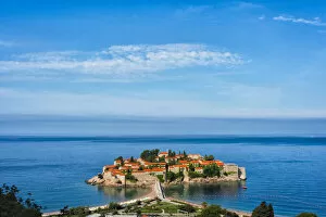 Sveti Stefan in the Adriatic Sea, Budva, Montenegro