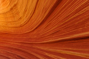 Swirling sandstone at The Wave in the Vermillion Cliffs Wilderness, Arizona, USA Swirling sandstone at The Wave in the Vermillion Cliffs Wilderness, Arizona, USA