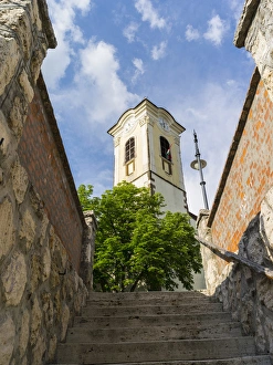 Szentendre near Budapest. Church of John the Baptist Szentendre near Budapest. Church of John the Baptist