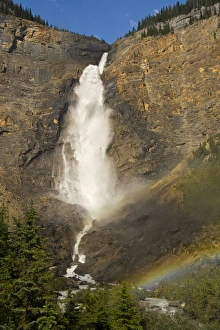 Takakkaw Falls and Rainbow, Yoho National Park, British Columbia, Canada Takakkaw Falls and Rainbow, Yoho National Park, British Columbia, Canada