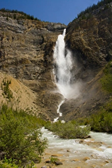 Takakkaw Falls and River, Yoho National Park, British Columbia, Canada Takakkaw Falls and River, Yoho National Park, British Columbia, Canada
